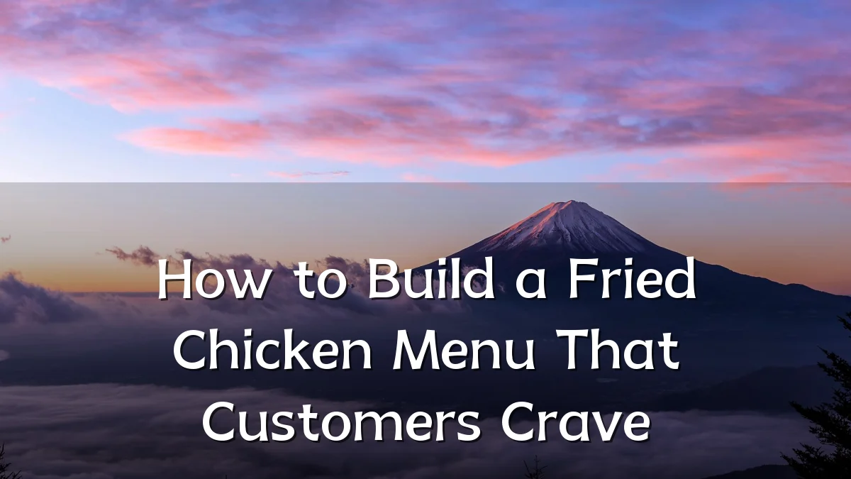 How to Build a Fried Chicken Menu That Customers Crave