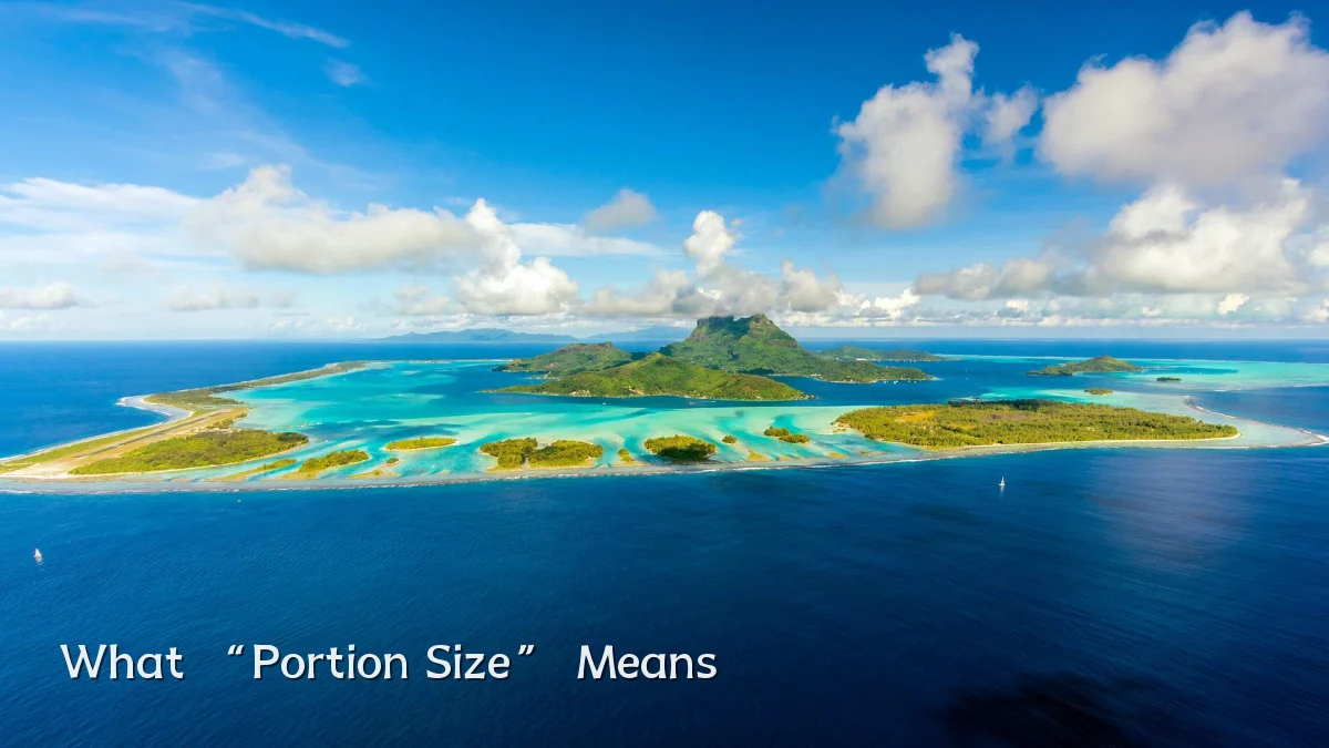 What “Portion Size” Means