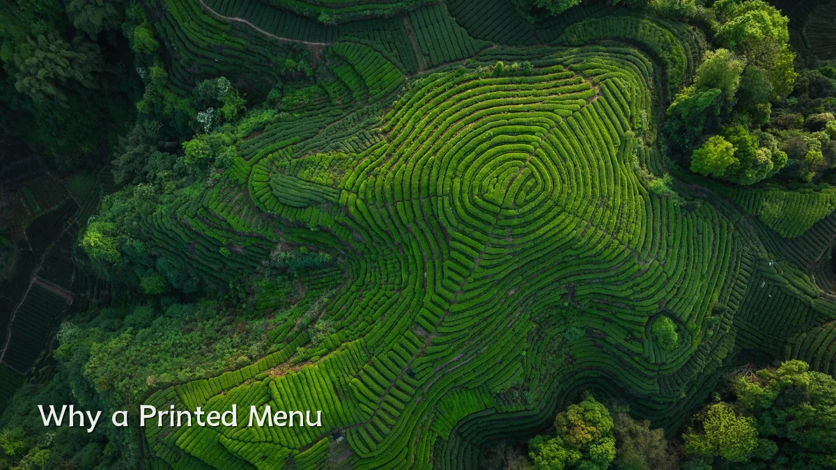Why a Printed Menu